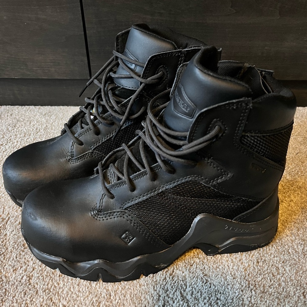 Mens Terra CSA Composite Toe Waterproof Work 7” Boots Size 6W